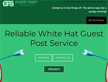 Tablet Screenshot of guestpostservices.com